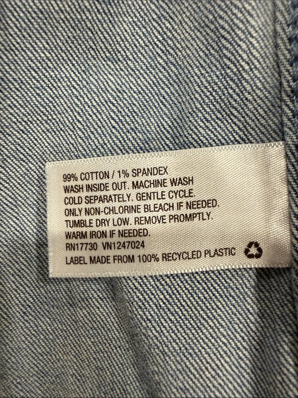 Wild Fable Light Blue Checkered Denim Jacket Size Medium